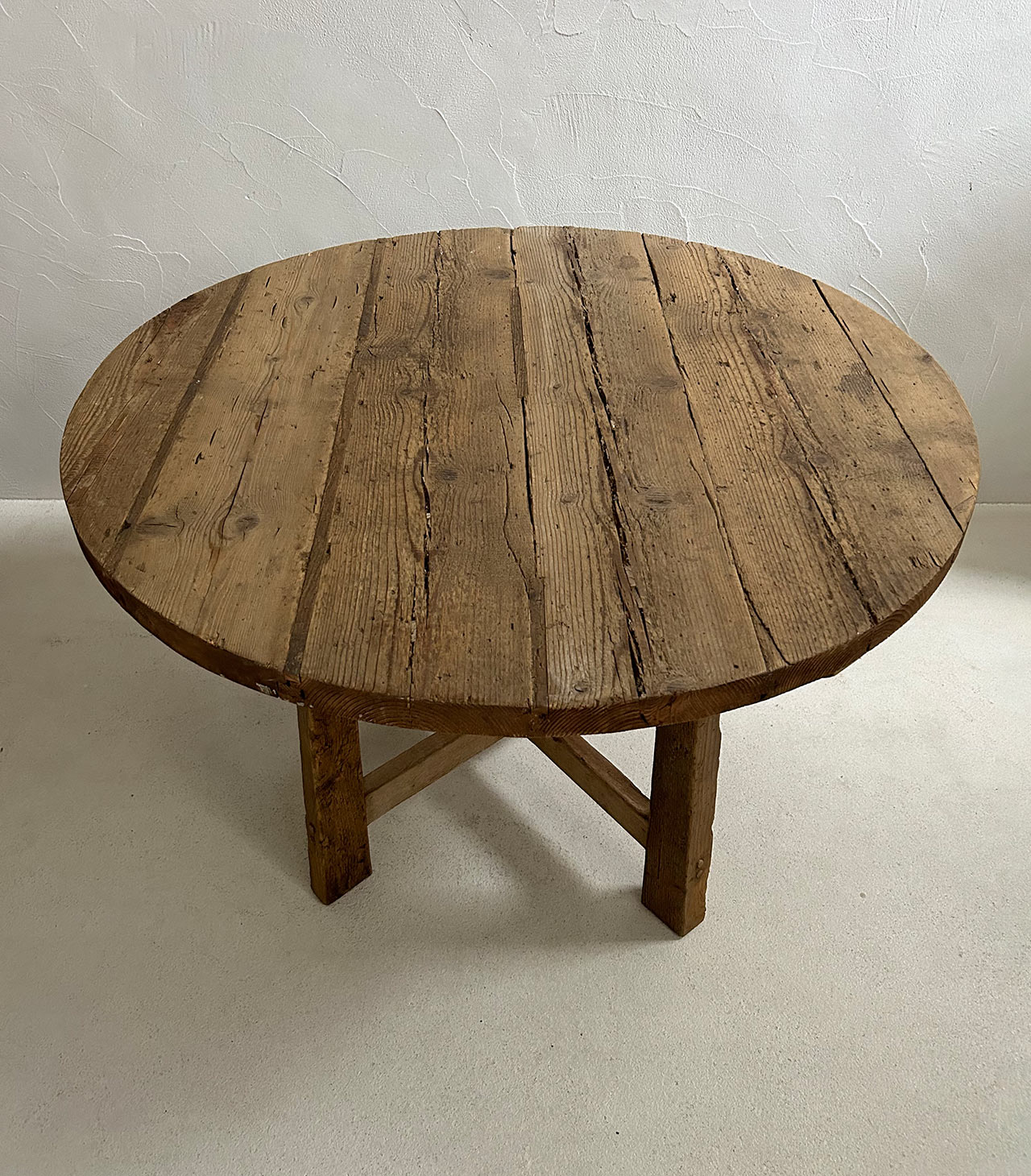 mesa rustica detalle